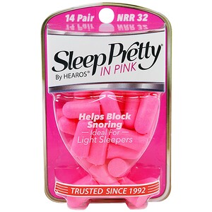 Отзывы о Хирос, Ear Plugs, Sleep Pretty in Pink, 14 Pair