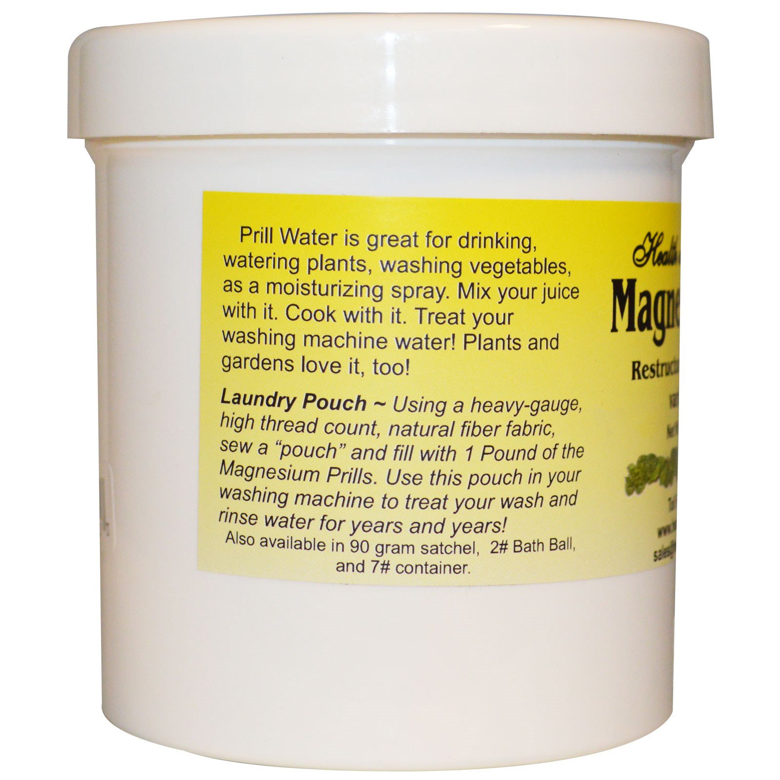 Health and Wisdom, Magnesium Prills, 1 lb (454 g) iHerb