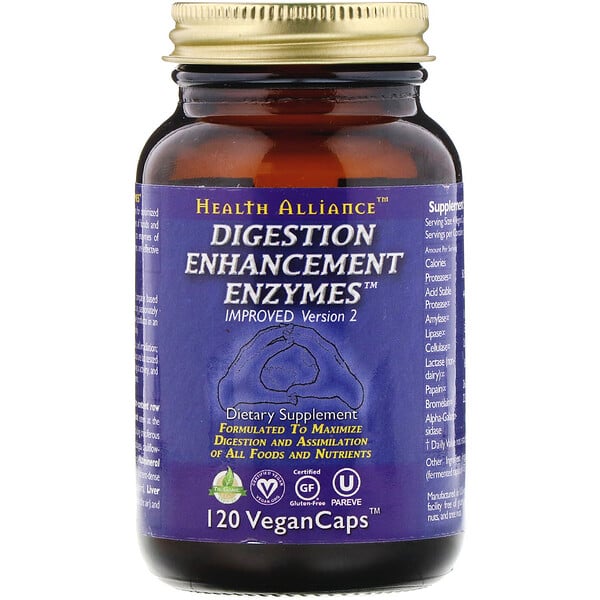 Digestion Enhancement Enzymes, 120 Vcaps