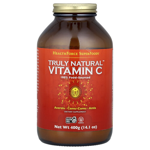 HealthForce Superfoods, Truly Natural Vitamin C, rein natürliches Vitamin C, 400 mg (14,1 oz.)
