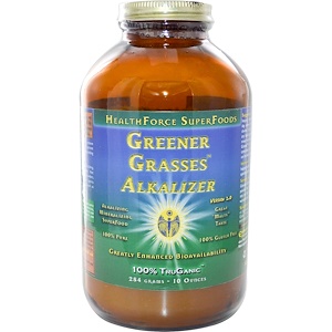 Отзывы о ХэлсФорс Нутришналс, Greener Grasses Alkallizer, Version 2.0, 10 oz (284 g)