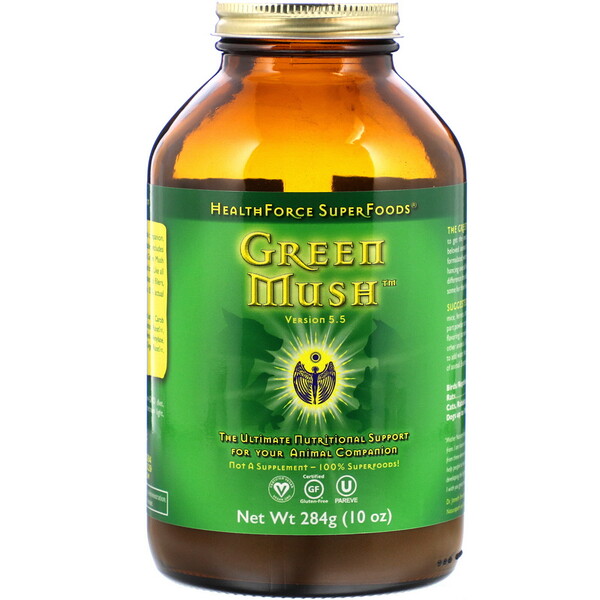 HealthForce Superfoods‏, Green Mush, Version 5.5, 10 oz (284 g)
