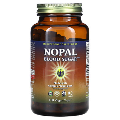 

HealthForce Superfoods Nopal Blood Sugar 180 VeganCaps