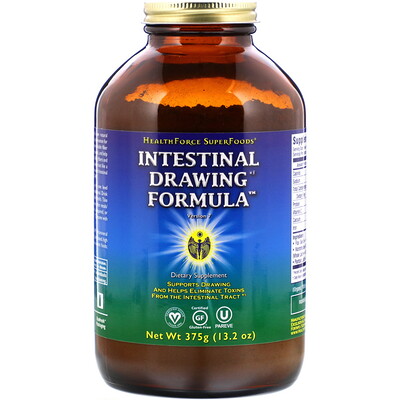 

HealthForce Superfoods Intestinal Drawing Formula, Powder, 13.2 oz (375 g)