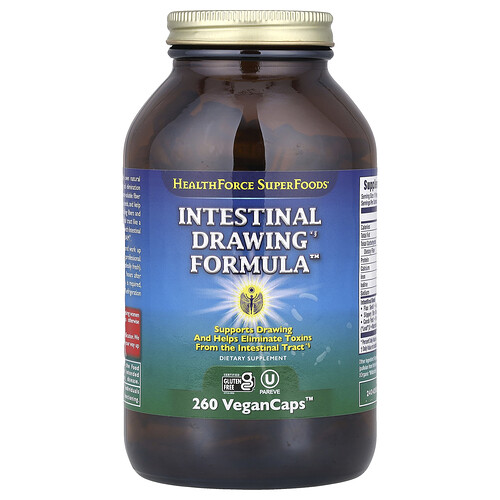 Healthforce Superfoods Intestinal Drawing Formula™, 260 VeganCaps™