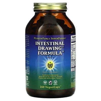 

HealthForce Superfoods Intestinal Drawing Formula Version 7 260 Vegan Caps