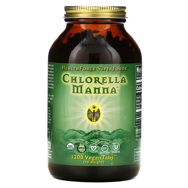 Chlorella Manna, 1200 VeganTabs