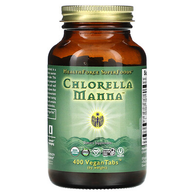 

HealthForce Superfoods Chlorella Manna 400 VeganTabs