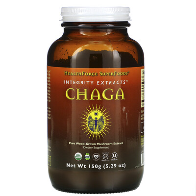HealthForce Superfoods Integrity Extracts Chaga, 5.29 oz (150 g)