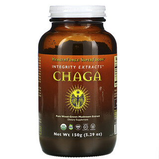 HealthForce Superfoods, Integrity Extracts, Chaga, 150 g