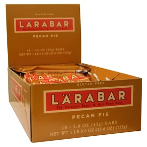 Larabar, Батончик со вкусом пирога с орехами пекан, 16 батончиков по 45 г