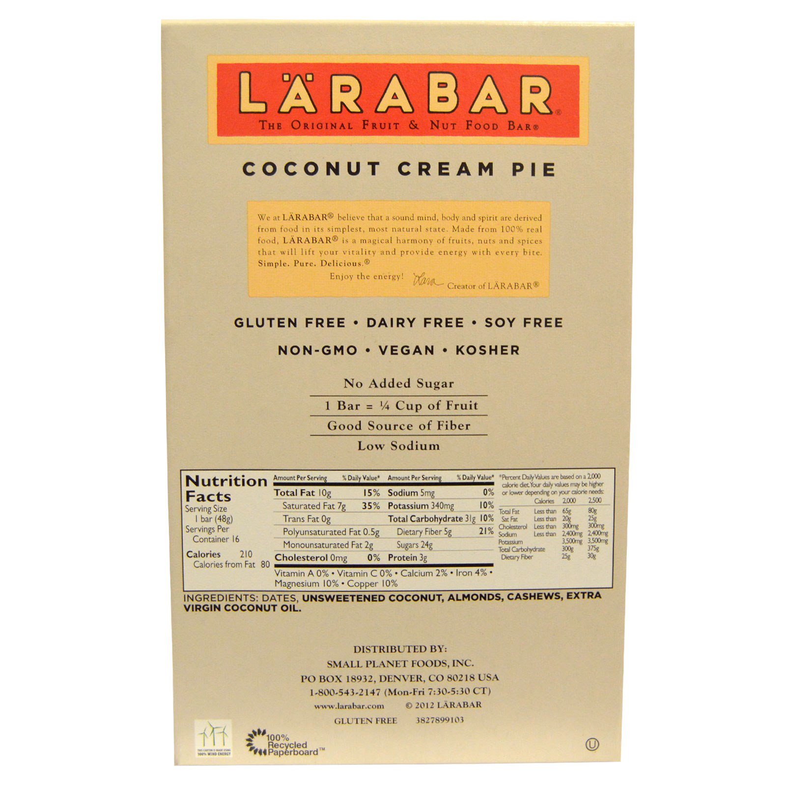 Larabar Nutritional Information – Blog Dandk