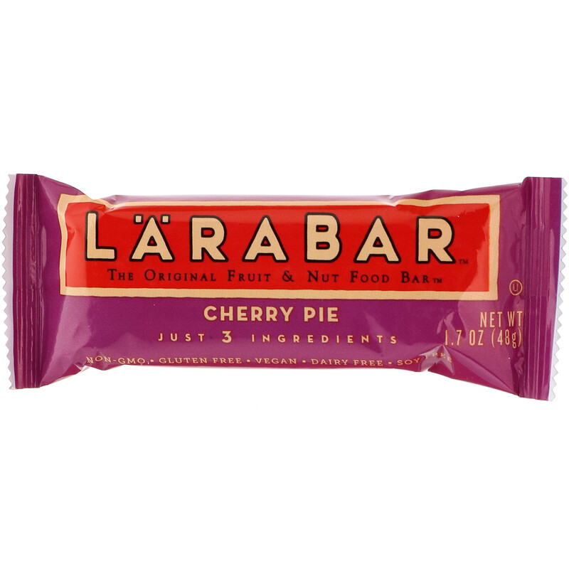 Larabar, The Original Fruit & Nut Food Bar, Cherry Pie, 16 Bars, 1.7 oz