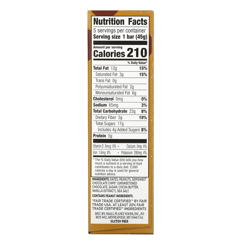 Larabar, The Original Fruit & Nut Food Bar, Peanut Butter Chocolate