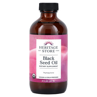 Heritage Store, Black Seed Oil, 5.4 g, 8 fl oz (237 ml)