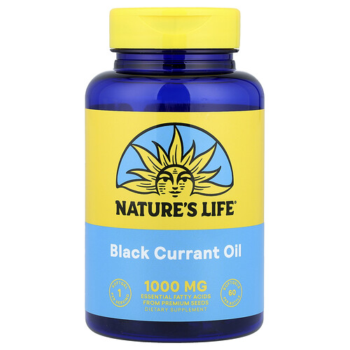 Nature's Life, Black Currant Oil, 1,000 mg, 60 Softgels