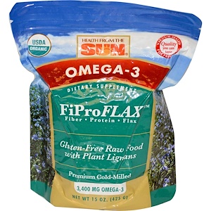 Health From The Sun, Омега-3, FiProFlax, 15 унций (425 г)