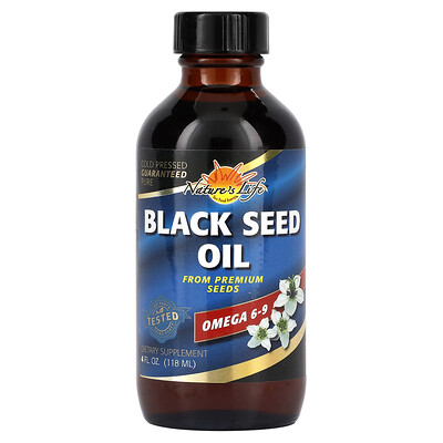 Nature's Life, Aceite de semilla de comino negro, 118 ml (4 oz. líq.)