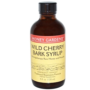 Хани Гардэнс, Wild Cherry Bark Syrup, 4 fl oz (120 ml) отзывы