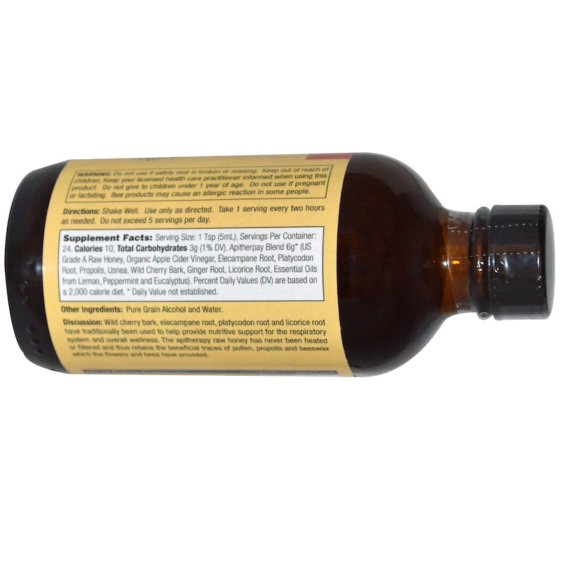 Honey Gardens, Wild Cherry Bark Syrup, 4 fl oz (120 ml) iHerb