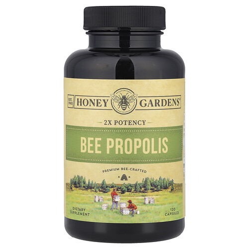 Zand Bee Propolis, 2X Potency, 120 Capsules (400 mg per Capsule)