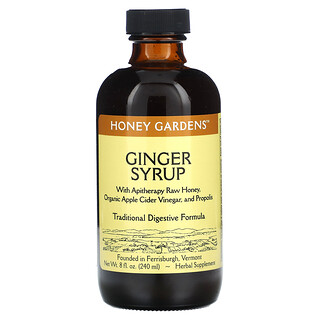 Honey Gardens, 姜糖浆，8 液量盎司（240 毫升）