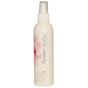 Отзывы о Хоум Хэлс, Flower Water, Body Mist, Rose, 6 fl oz (177 ml)