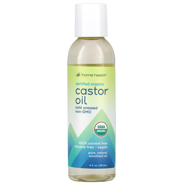 Organic Castor Oil, 4 fl oz (118 ml)
