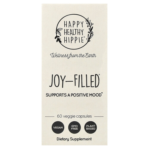 Happy Healthy Hippie, Joy-Filled®, unterstützt eine positive Stimmung, 60 vegetarische Kapseln