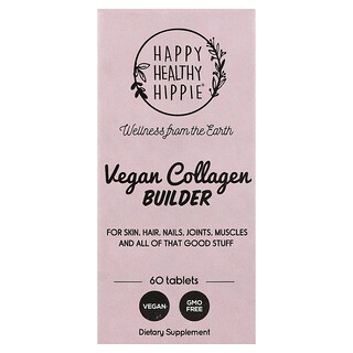 Happy Healthy Hippie, Vegan Collagen Builder, 60 Tablets
