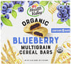 Organic Multigrain Cereal Bars, Blueberry, 6 Bars, 1.3 oz (37 g) Each