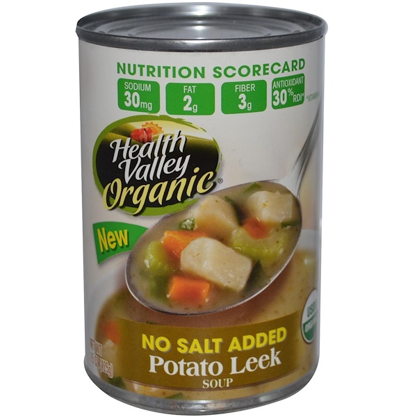 Health Valley, Органический суп из картофеля и лука-порея, 15 унций (425 г) (Discontinued Item) 
