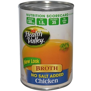 Отзывы о Хэлс Валлей, Broth, Chicken, 14.25 oz (403 g)