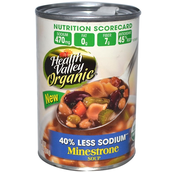 Health Valley, Organic, Minestrone Soup, 15 oz (425 g) (Discontinued Item) 