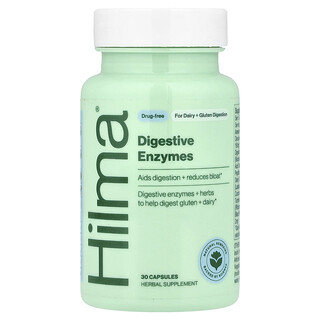 Hilma, Enzimas Digestivas, 30 Cápsulas