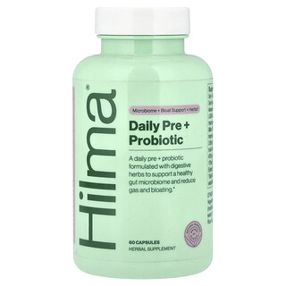 Hilma, Daily Pre + Probiotic, 60 Capsules