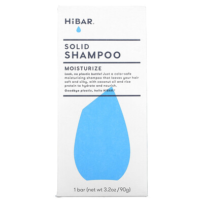 

HiBAR Solid Shampoo Moisturize 1 Bar 3.2 oz (90 g)