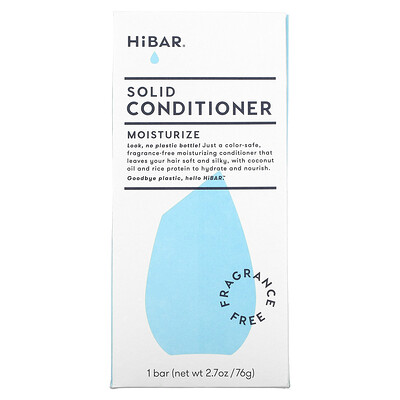 

HiBAR Solid Conditioner Moisture Fragrance Free 1 Bar 2.7 oz (76 g)