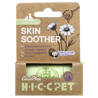 HICC Pet, Ihonrauhoittaja, koirille ja kissoille, kasviperäinen öljy, 0,53 oz