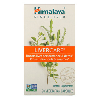 Himalaya, LiverCare، 90 كبسولة نباتية