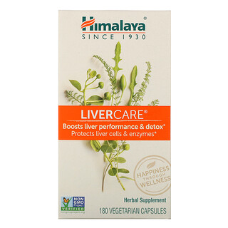 Himalaya, LiverCare, 180 capsules végétariennes