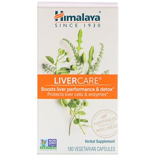 Himalaya, Liver Care, 180 вегетарианских капсул