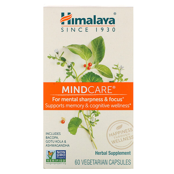 Himalaya‏, MindCare, 60 Vegetarian Capsules