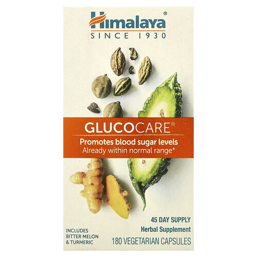Himalaya, GlucoCare®, 180 cápsulas vegetales