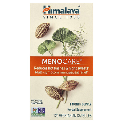 Himalaya, MenoCare®, Suplemento para el alivio de los síntomas de la menopausia, 120 cápsulas vegetales