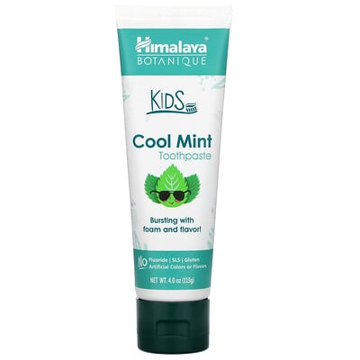 Himalaya Botanique, Kids Toothpaste, Cool Mint, 4.0 oz (113 ml)