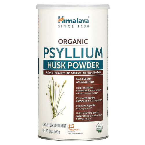 Himalaya Organic Psyllium Husk Powder, 24 oz (680 g)