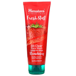 Himalaya, Fresh Start, Oil Clear Face Wash, Strawberry,  3.4 fl oz (100 ml)