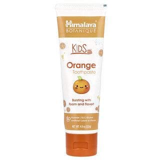 Himalaya, Bambini, dentifricio all’arancia, 113 g