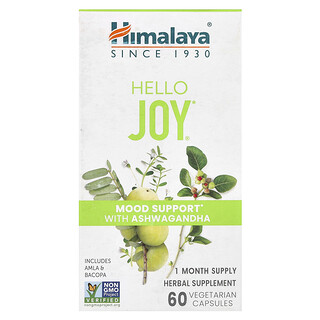 Himalaya, Hello Joy，南非醉茄情绪支持，60 粒素食胶囊